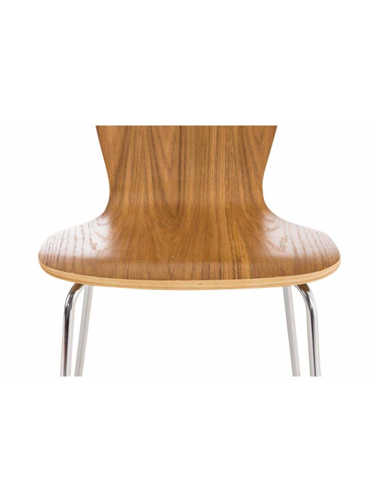 Sada 4 návštevníckych stoličiek Aaron, dub