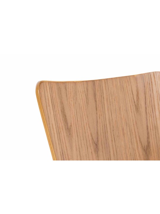 Sada 4 návštevníckych stoličiek Aaron, dub