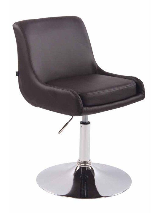 Lounger Club umelá koža, hnedá