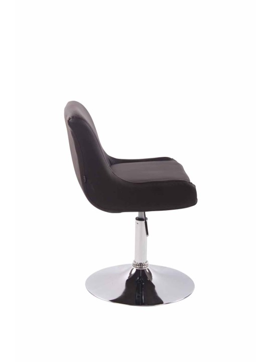 Lounger Club umelá koža, hnedá