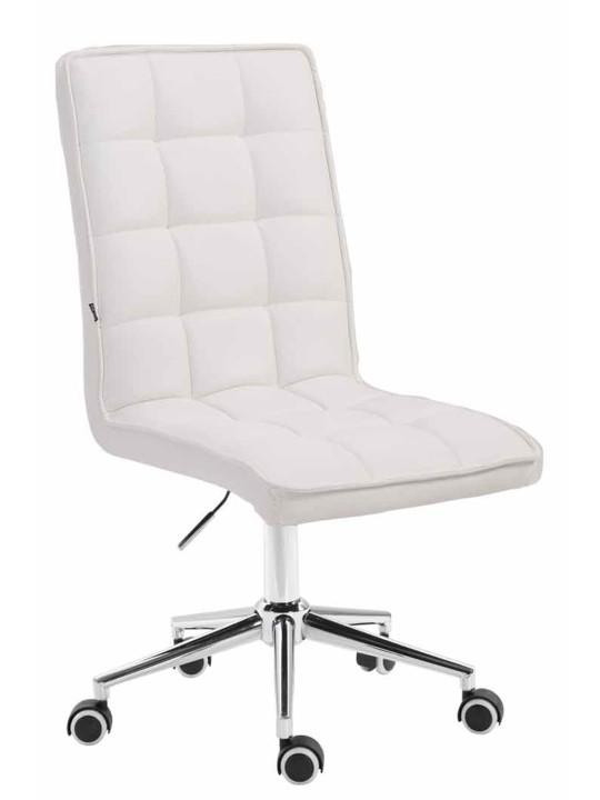 Pracovná stolička Peking V2 umelá koža, biela