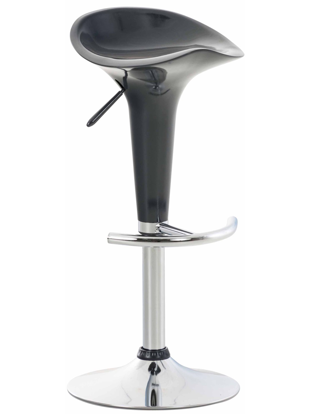 Barová stolička Sedlo, sivá