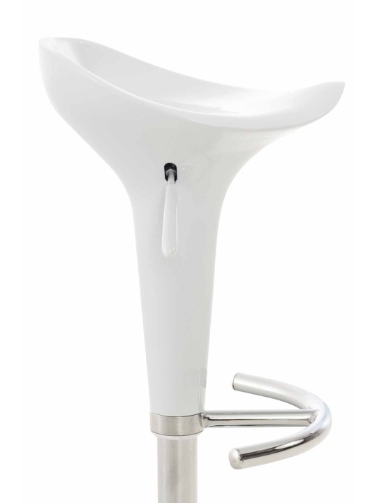 Barová stolička Sedlo, biela