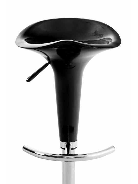 Barová stolička Sedlo, čierna