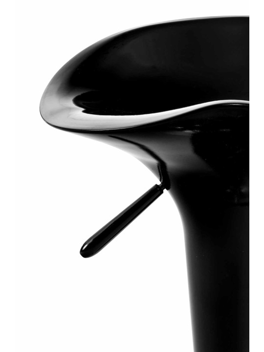 Barová stolička Sedlo, čierna