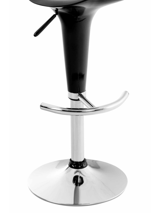 Barová stolička Sedlo, čierna
