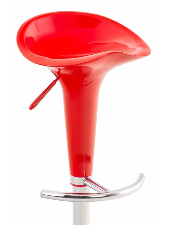 Barová stolička Sedlo, červená
