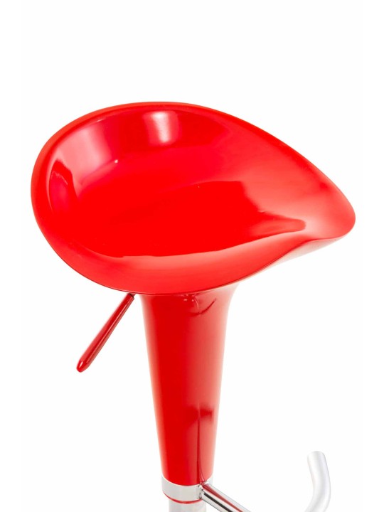 Barová stolička Sedlo, červená