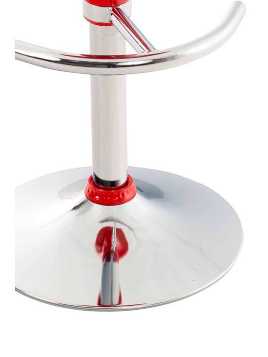 Barová stolička Sedlo, červená