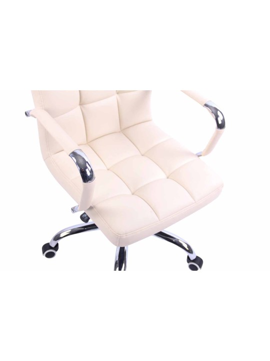 Kancelárska stolička Deli, krémová