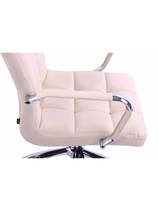 Kancelárska stolička Deli, krémová