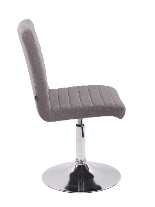 Stolička Elvas látka, sivá