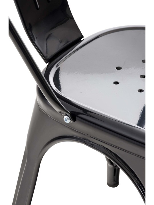 Stolička Benedikt V2, čierna
