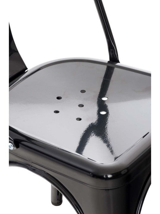 Stolička Benedikt V2, čierna