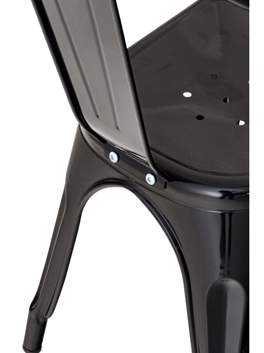 Stolička Benedikt V2, čierna