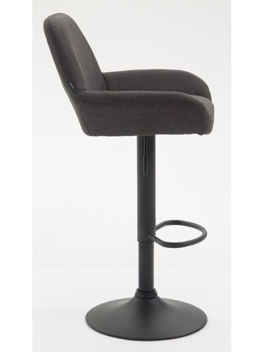 Sada 2 barových stoličiek Braga látka, tmavosivá