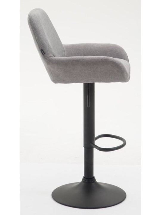 Sada 2 barových stoličiek Braga látka, sivá