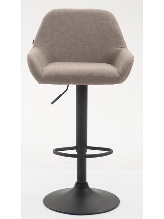 Sada 2 barových stoličiek Braga látka, šedohnedá