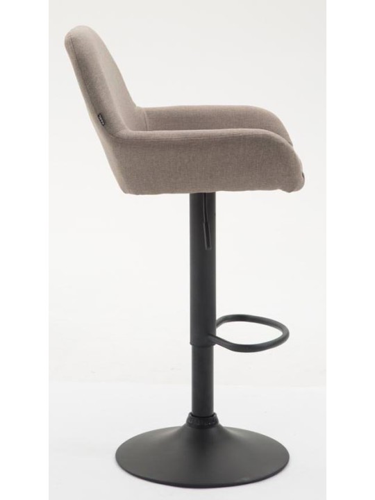 Sada 2 barových stoličiek Braga látka, šedohnedá