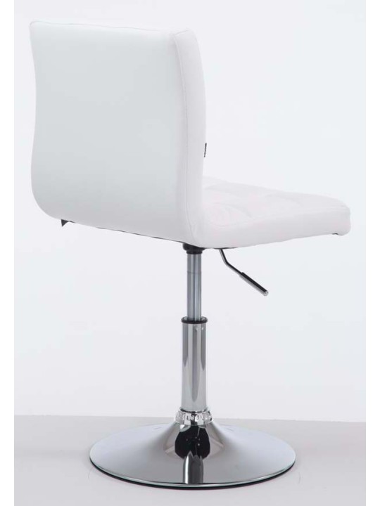 Sada 2 barových stoličiek Palma V2 z umelej kože, biela