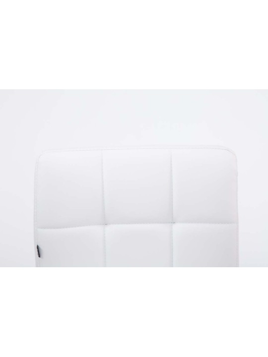 Sada 2 barových stoličiek Palma V2 z umelej kože, biela