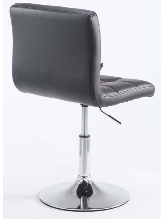 Sada 2 barových stoličiek Palma V2 z umelej kože, čierna