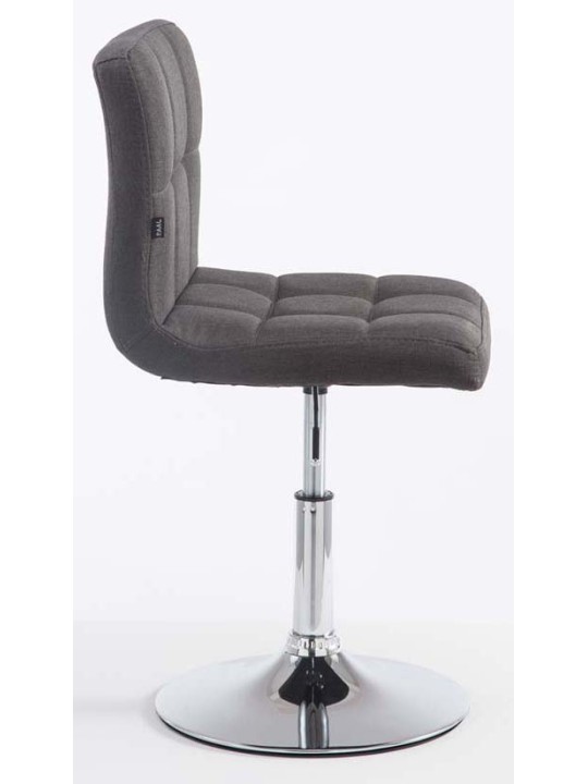 Sada 2 barových stoličiek Palma V2 látka, tmavosivá