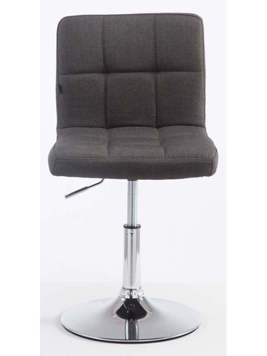 Sada 2 barových stoličiek Palma V2 látka, tmavosivá