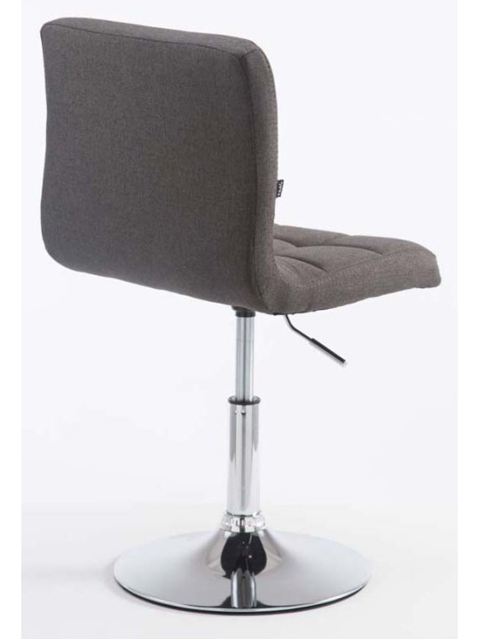 Sada 2 barových stoličiek Palma V2 látka, tmavosivá