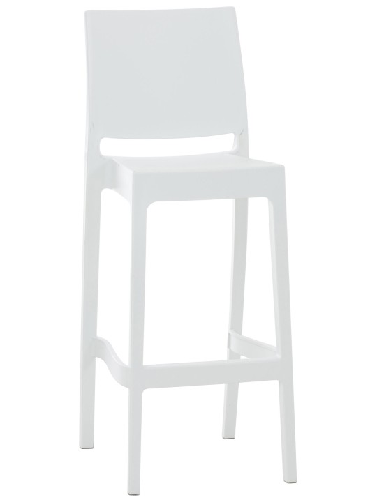 Barová stolička Maya, biela