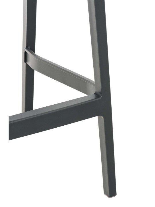 Barová stolička Maya, tmavosivá