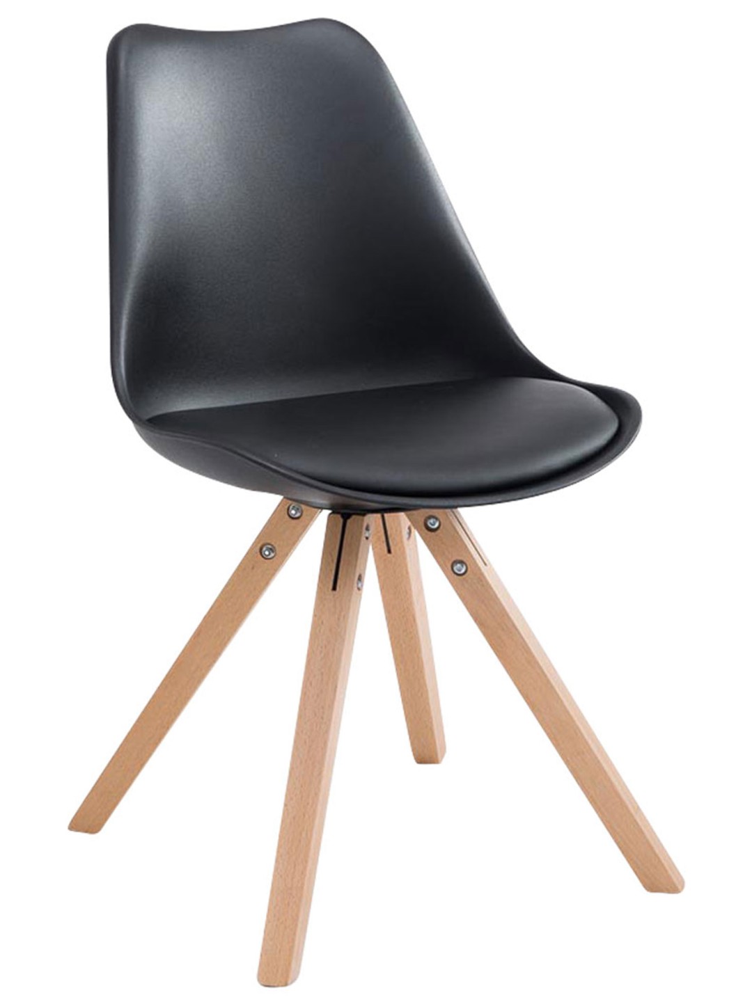 Kreslo pre návštevníkov Toulouse Natura Square, čierna