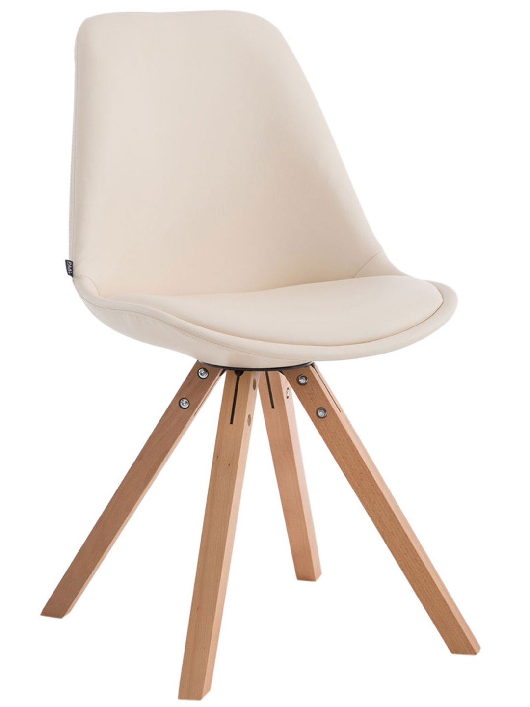 Návštevnícke kreslo Laval Natura Square, krémová