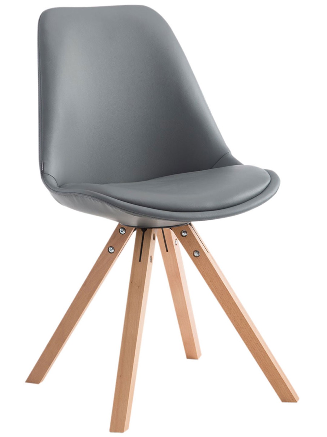 Návštevnícke kreslo Laval Natura Square, sivá