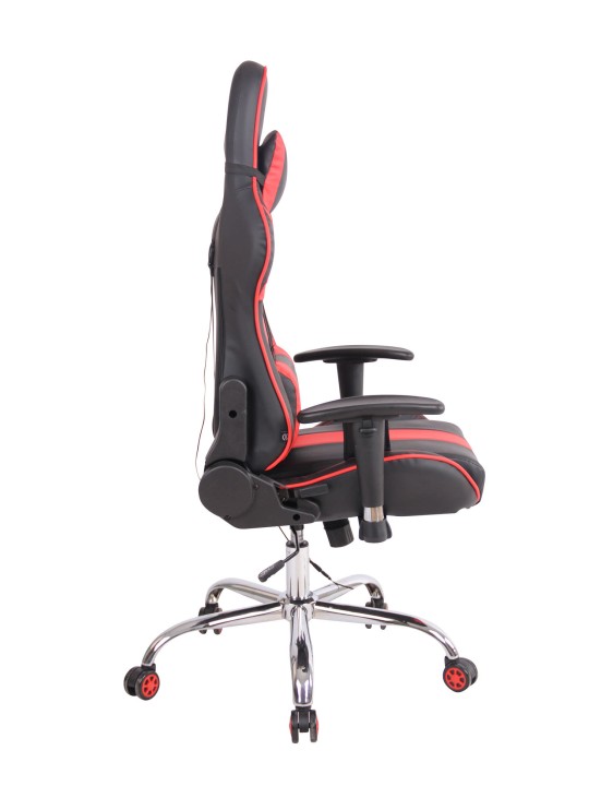 Kancelárske kreslo Limit XM z umelej kože, čierna/červená