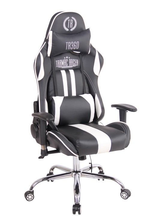 Kancelárske kreslo Limit XM z umelej kože, čierna/biela