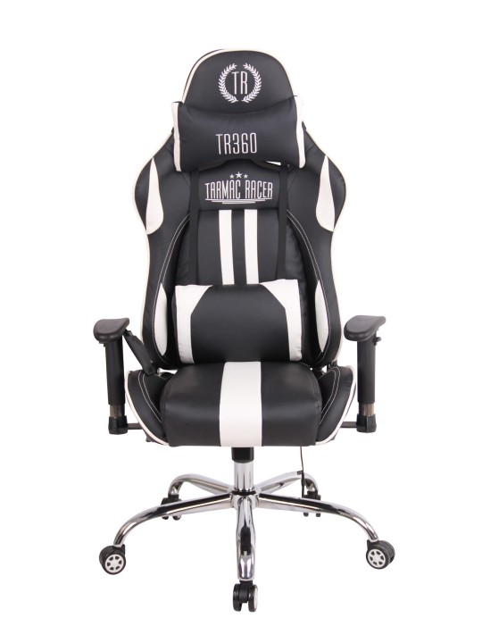 Kancelárske kreslo Limit XM z umelej kože, čierna/biela