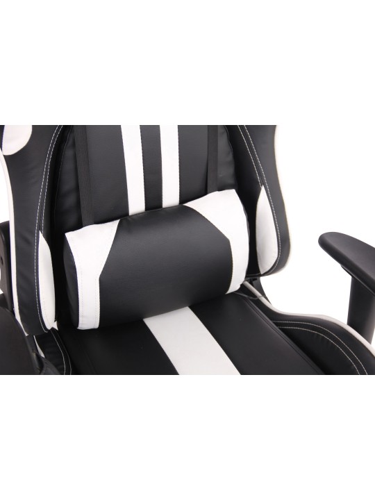 Kancelárske kreslo Limit XM z umelej kože, čierna/biela