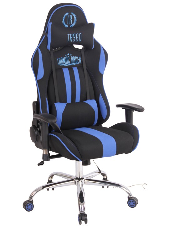 Kancelárske kreslo Limit XM látka, čierna/modrá