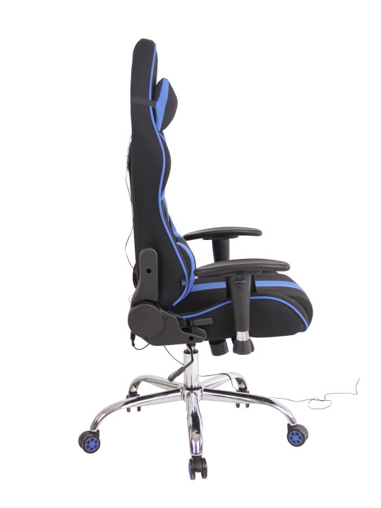 Kancelárske kreslo Limit XM látka, čierna/modrá