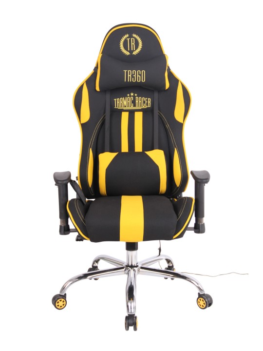 Kancelárske kreslo Limit XM látka, čierna/žltá