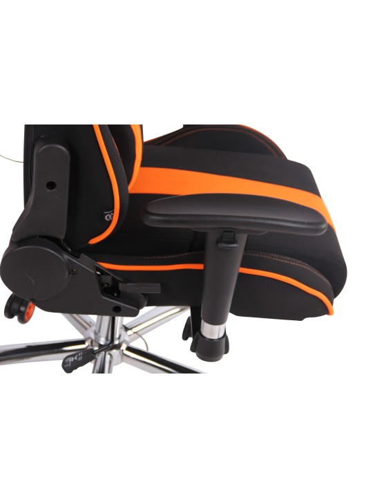 Kancelárske kreslo Limit XM látka, čierna/oranžová