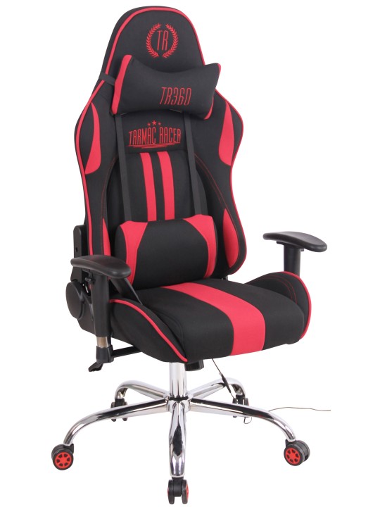 Kancelárske kreslo Limit XM látka, čierna/červená