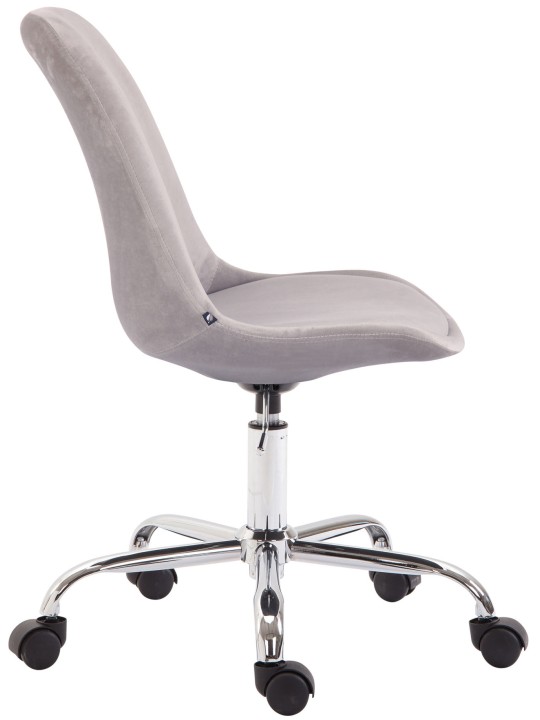 Kancelárske kreslo Toulouse velvet, sivá