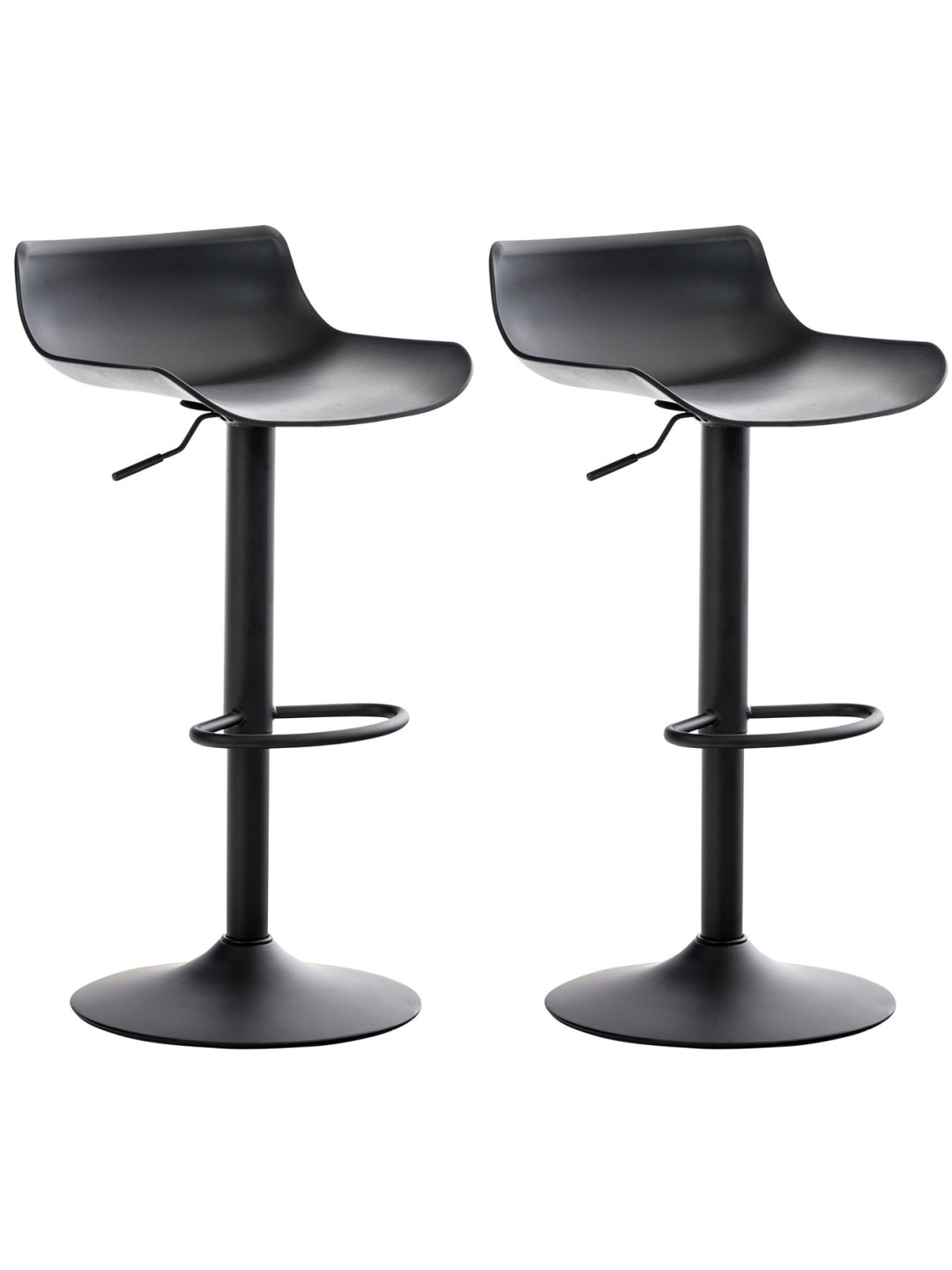 Sada 2 barových stoličiek Aveiro, čierna