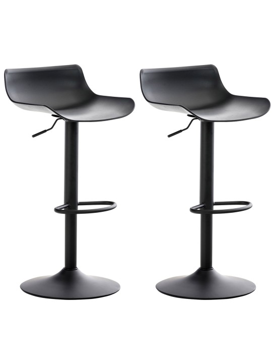 Sada 2 barových stoličiek Aveiro, čierna