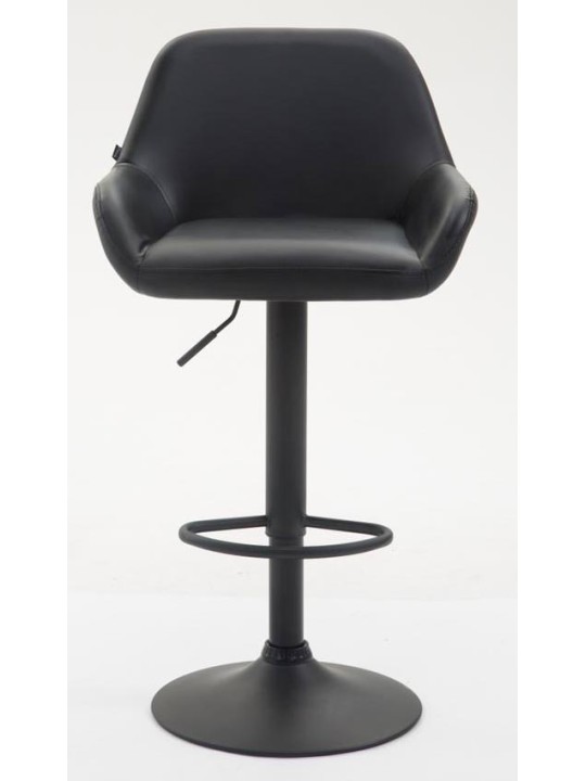 Sada 2 barových stoličiek Braga z umelej kože, čierna