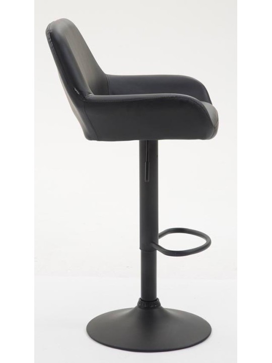 Sada 2 barových stoličiek Braga z umelej kože, čierna