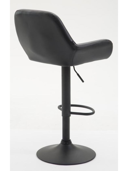 Sada 2 barových stoličiek Braga z umelej kože, čierna