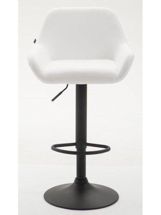 Sada 2 barových stoličiek Braga z umelej kože, biela